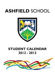 ASHFIELD SCHOOL