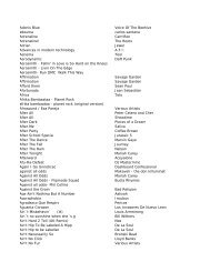 music list.xlsx - Nova DJs