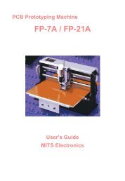 PCB Prototyping Machine - Mits