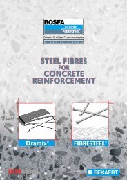 steel fibres concrete reinforcement steel fibres concrete ... - BOSFA