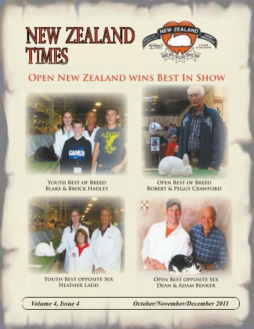 Oct-Dec - American Federation of New Zealand Rabbit Breeders