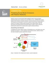 Predicting Burner/Boiler Emissions with Reactor ... - Reaction Design