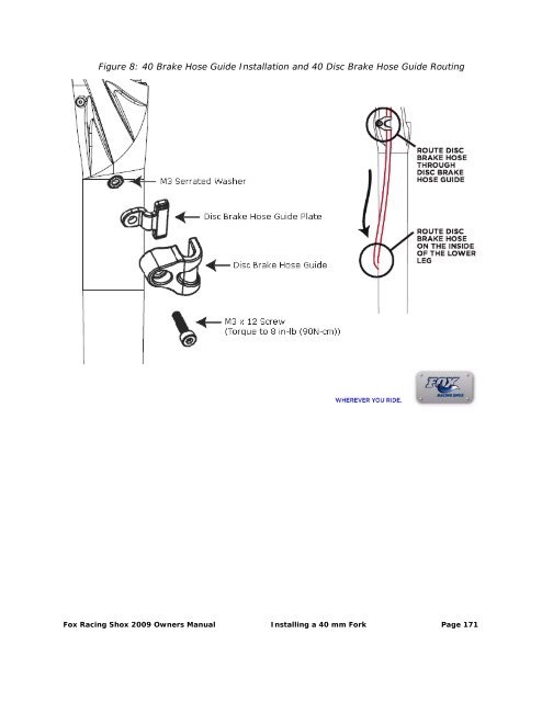 2009 Fox Racing Shox Owner's Manual - Bike-Components