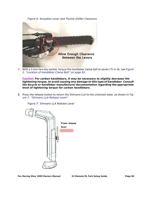 2009 Fox Racing Shox Owner's Manual - Bike-Components