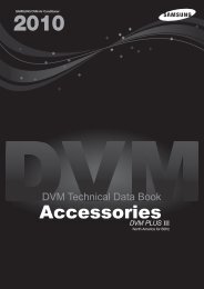 DVM PLUS III - Samsung System AC