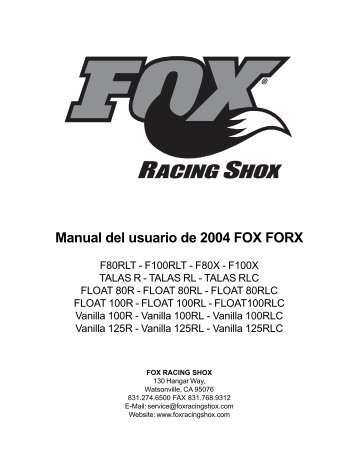 manual del 04 - Fox