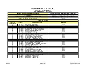 A inicio de cursos de otoÃ±o 2003-2004 - Universidad de Quintana Roo