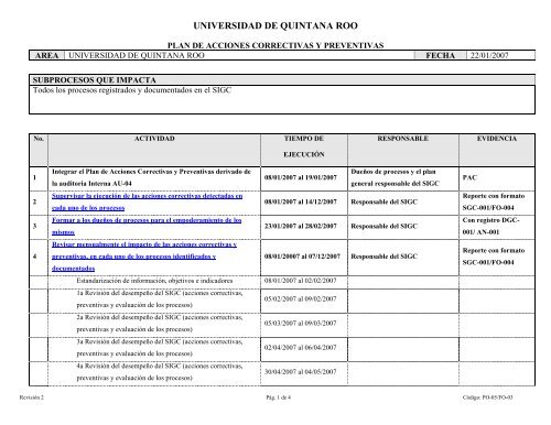 Formato 03 Plan de Acciones.pdf - Sistema Institucional de GestiÃ³n ...