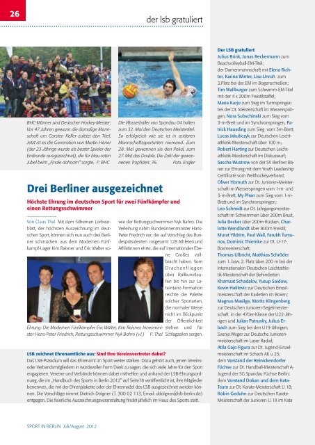 Juli-August 2012 - Landessportbund Berlin