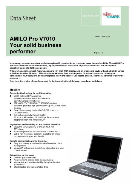 AMILO PRO V7010 WIRELESS TREIBER WINDOWS 7 NEW DRIVER: AMILO PRO V7010 WIRELESS