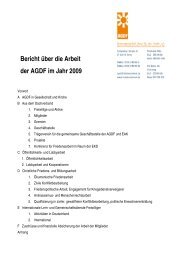 Bericht 2009 - Aktionsgemeinschaft Dienst für den Frieden