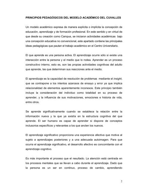 Descargar en PDF el documento de los principios pedagÃ³gicos del ...