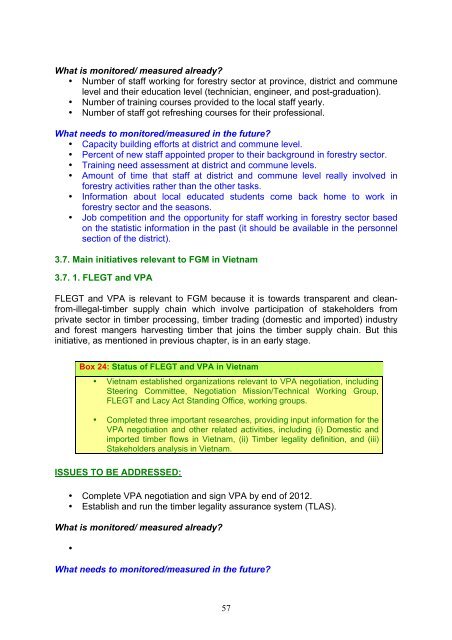 FGM Workshop Background Paper - REDD - VietNam