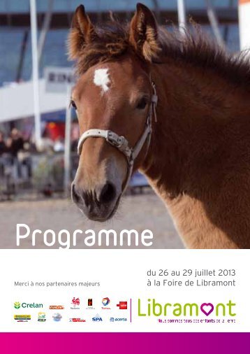 Programme 2013 - La Foire de Libramont