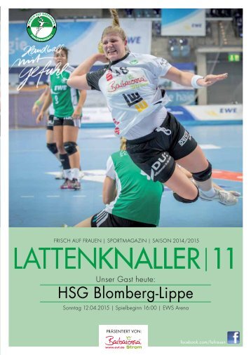 LATTENKNALLER|11 - GAST: HSG Blomberg-Lippe - 12.04.2015 - SAISON 2014/2015