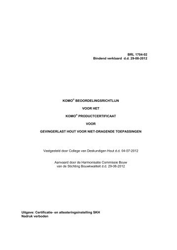 BRL 1704-2.pdf - Certificaten Beheer - Komo