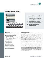 Helixes and Nozzles - Schenck AccuRate