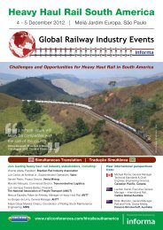 Heavy Haul Rail South America - Rail Conferences