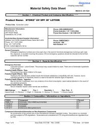 MSDS - Dalton International