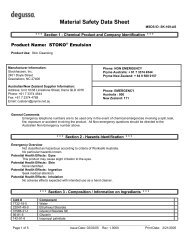 MSDS - Dalton International