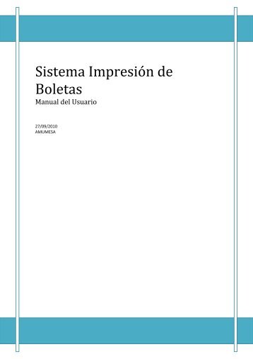 Sistema ImpresiÃ³n de Boletas - AMUMESA