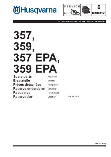 IPL, 357, 359, 357 EPA, 359 EPA, 2001-10 ... - Motoculture Jean