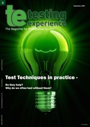 Test Techniques in practice - - the TMMi Foundation