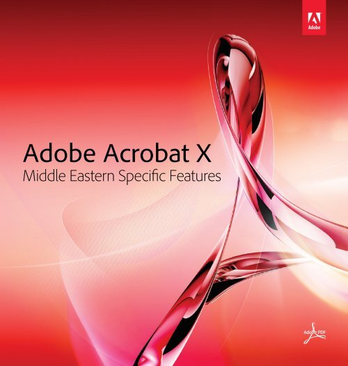 Acrobat Specific Features in English - WinSoft