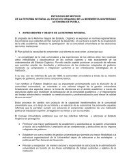 Estatuto OrgÃ¡nico - Honorable Consejo Universitario - BenemÃ©rita ...