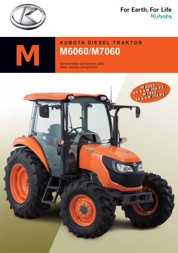 Magazin Kubota Traktoren M6060/ M7060