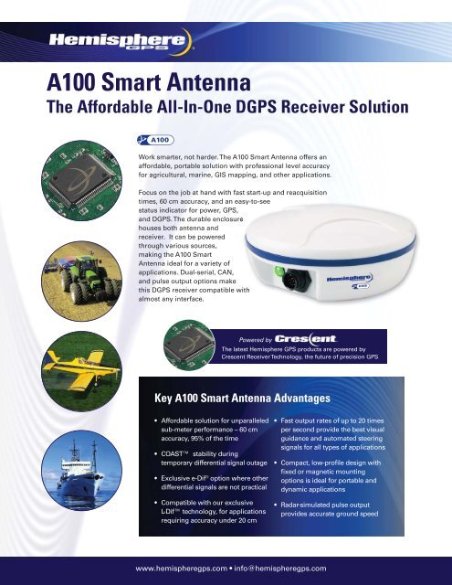 A100 Smart Antenna (data sheet) - CT Systems