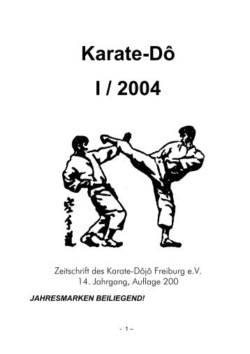 22. Februar 2004 in Karlsruhe mit Shihan Hiroshi Shirai