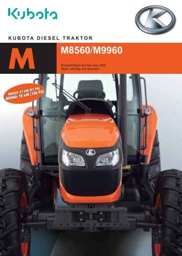 Magazin Kubota Traktor M8560/ M9960