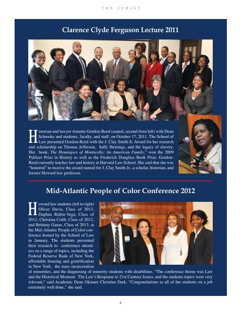 Download the 2012 Issue - Howard University School of Law