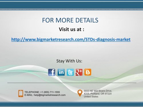 key players within Global STDs diagnosis Market Size, Trends, Share 2013-2020