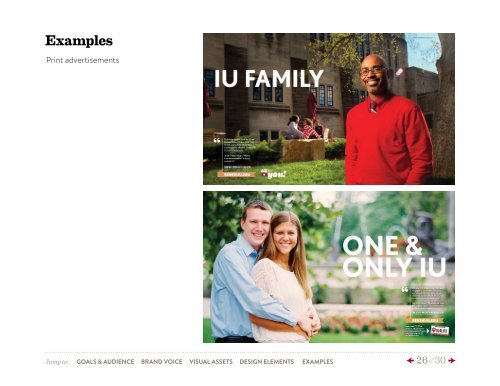 Examples - Indiana University Alumni Association