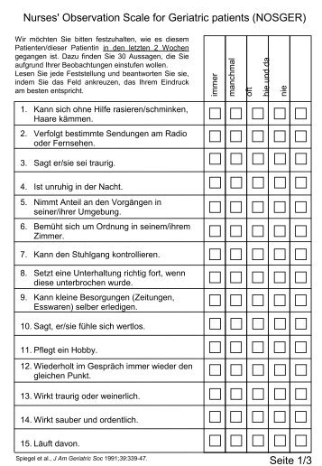 Nurses' Observation Scale for Geriatric patients ... - Heilberufe