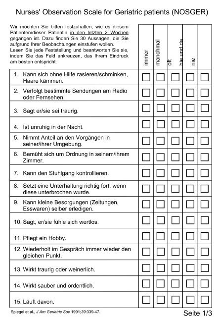 Nurses' Observation Scale for Geriatric patients ... - Heilberufe