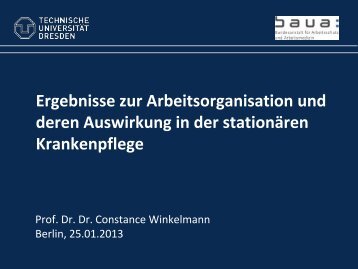 Winkelmann, Constanze - Heilberufe