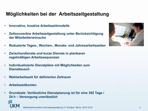 Mitarbeiterorientierte Dienstplangestaltung - Heilberufe