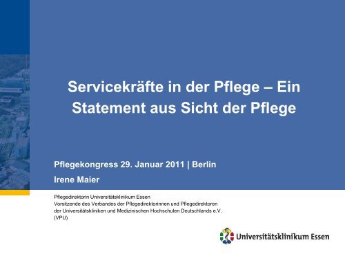 Servicekräfte in der Pflege – Ein Statement aus Sicht ... - Heilberufe