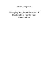 Managing Supply and Demand of Bandwidth in Peer-to-Peer ...