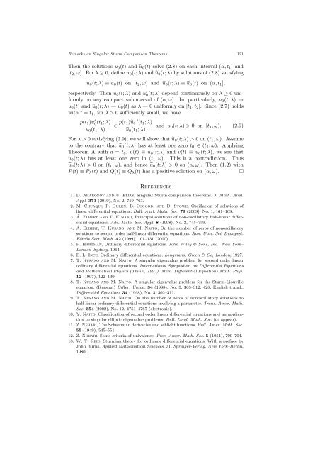REMARKS ON SINGULAR STURM COMPARISON THEOREMS