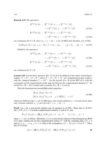EQUATIONS OF ELASTIC HYPERSURFACES