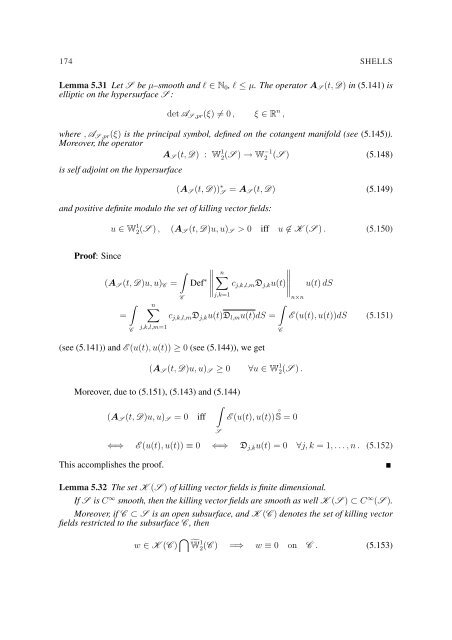 EQUATIONS OF ELASTIC HYPERSURFACES