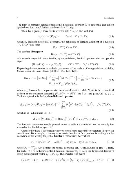 EQUATIONS OF ELASTIC HYPERSURFACES