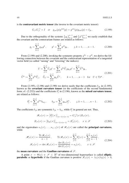 EQUATIONS OF ELASTIC HYPERSURFACES
