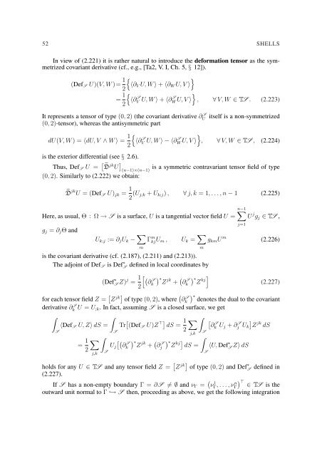 EQUATIONS OF ELASTIC HYPERSURFACES