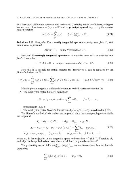 EQUATIONS OF ELASTIC HYPERSURFACES