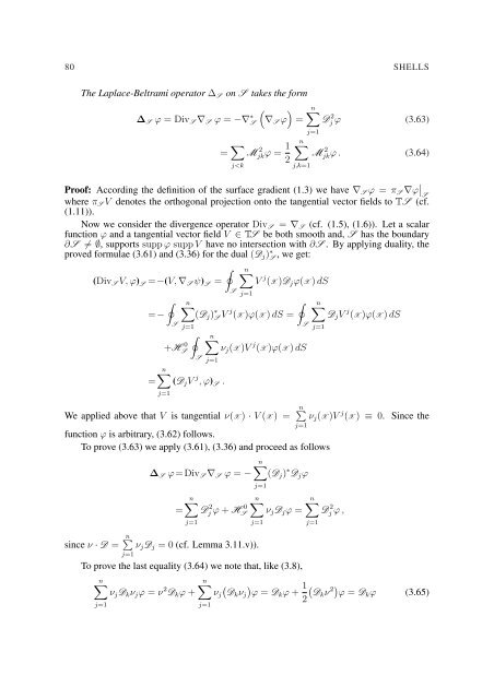 EQUATIONS OF ELASTIC HYPERSURFACES